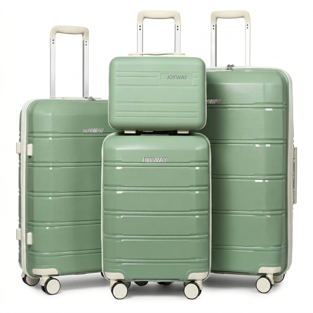 JOYWAY 4-Piece Hard-shell Luggage Set - Mint Green