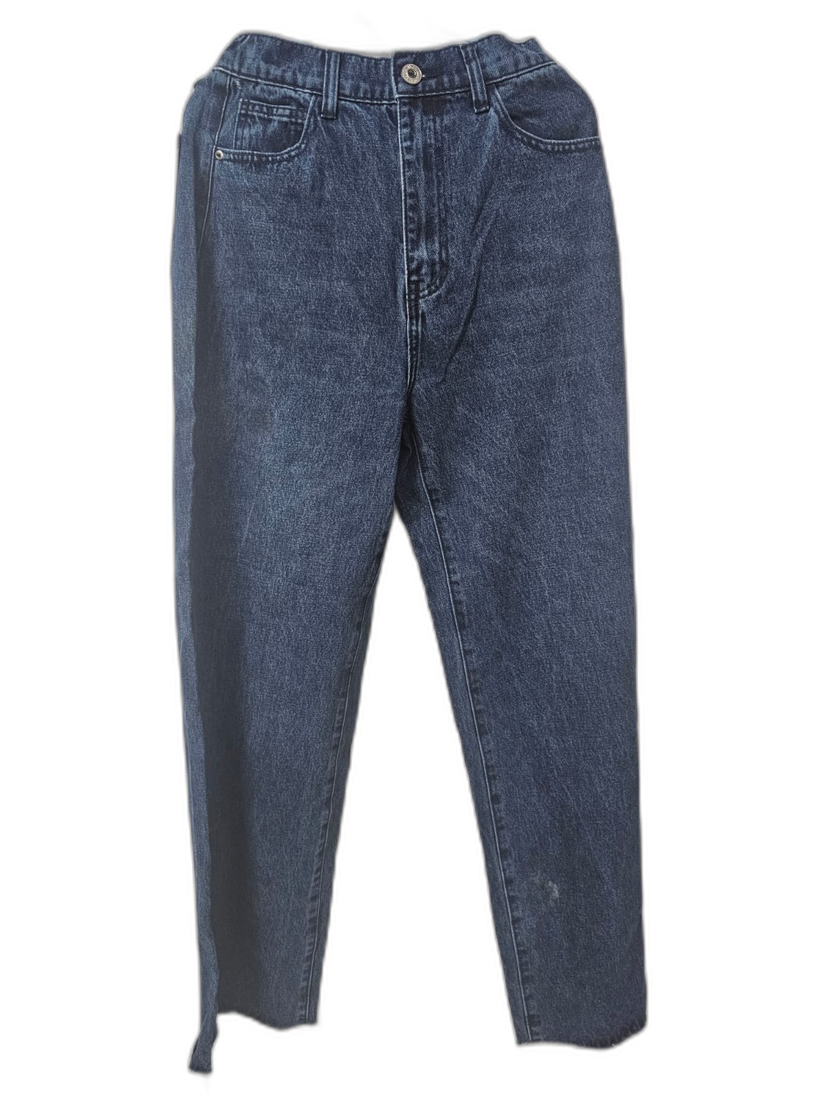 Women's Dark Wash High-Waist Denim Jeans