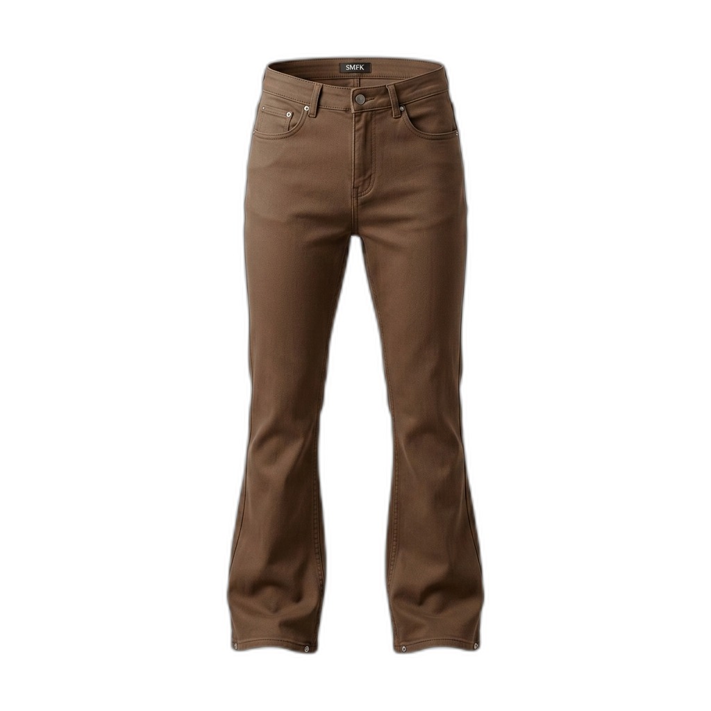 Women's Brown Flare Jeans | Stylish Bottomwear