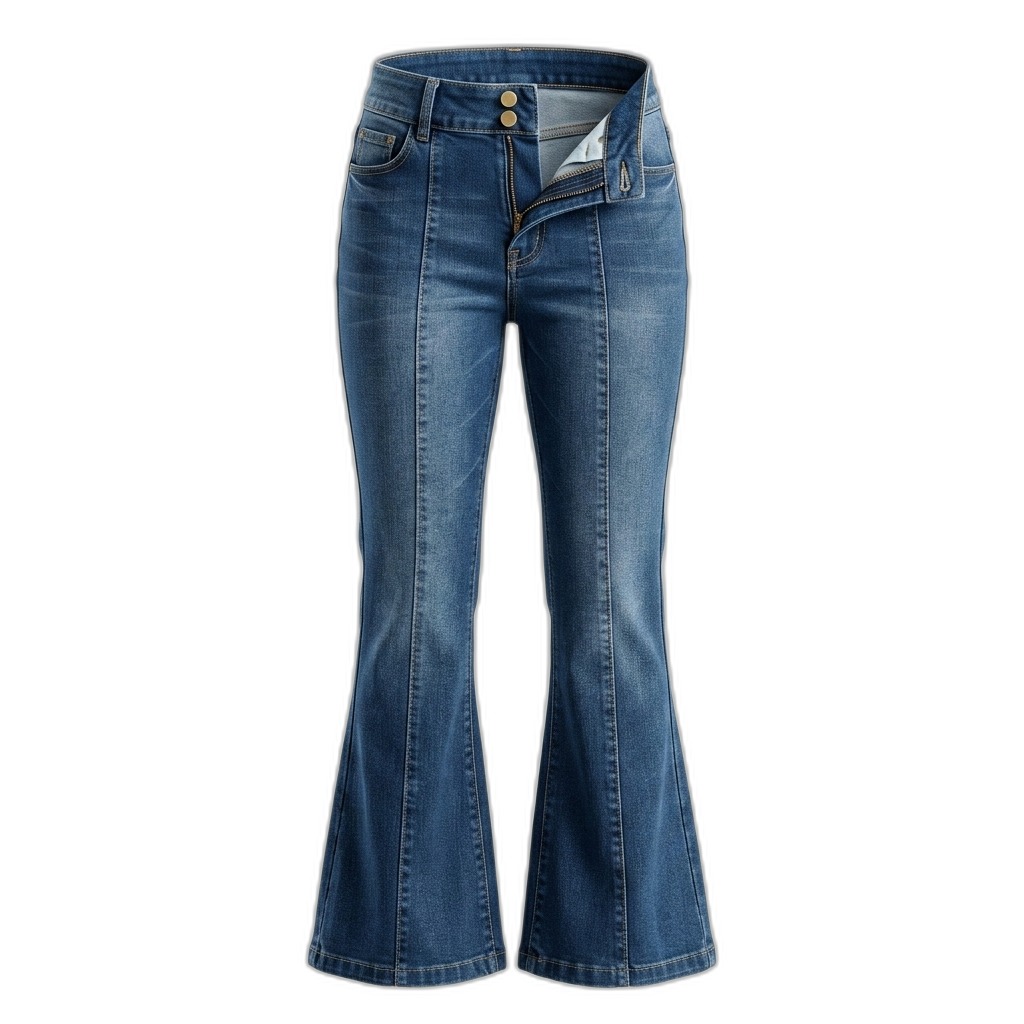 Women's High Waist Flare Jeans