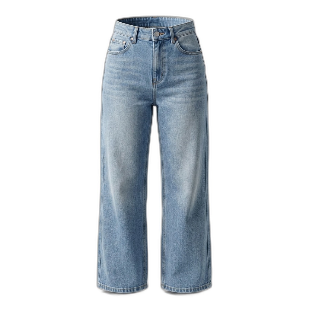 Women's High-Waist Wide-Leg Jeans