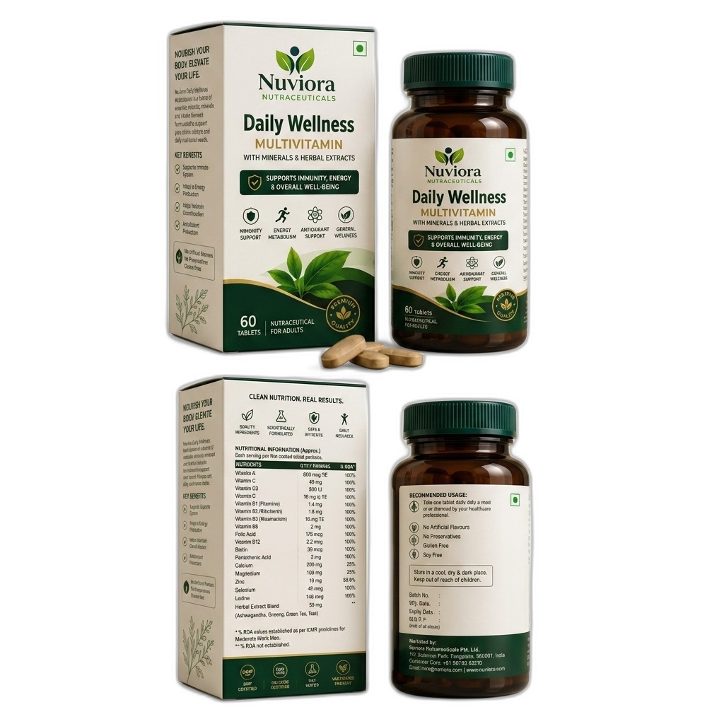 Nuviora Daily Wellness Multivitamin 60 Tablets