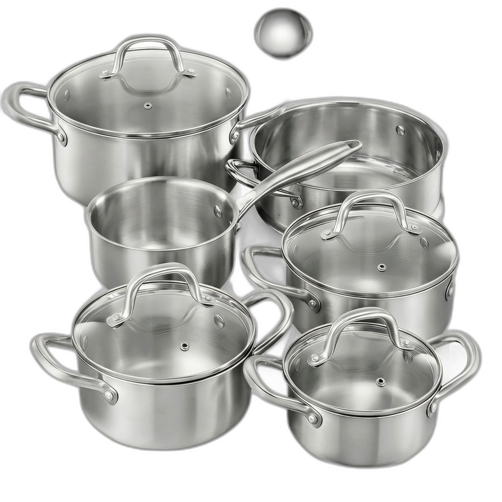 Stainless Steel Cookware Set | Pots & Pans