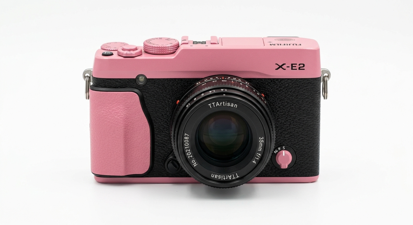 Fujifilm X-E2 Mirrorless Camera Pink Edition