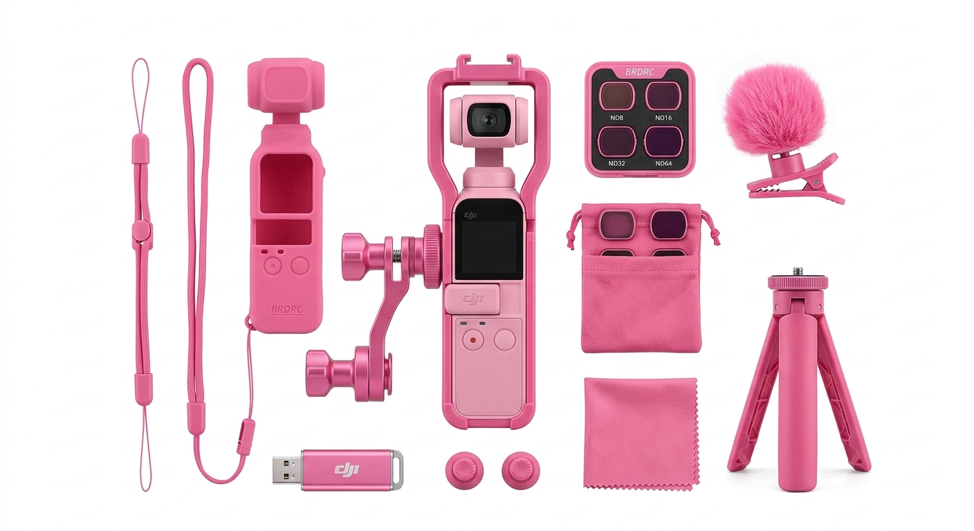 DJI Osmo Pocket 2 Pink Protective Accessory Kit