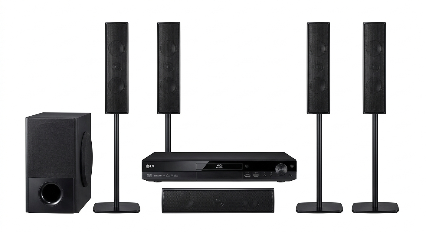 LG 5.1 Ch Home Theater System with Blu-ray Player