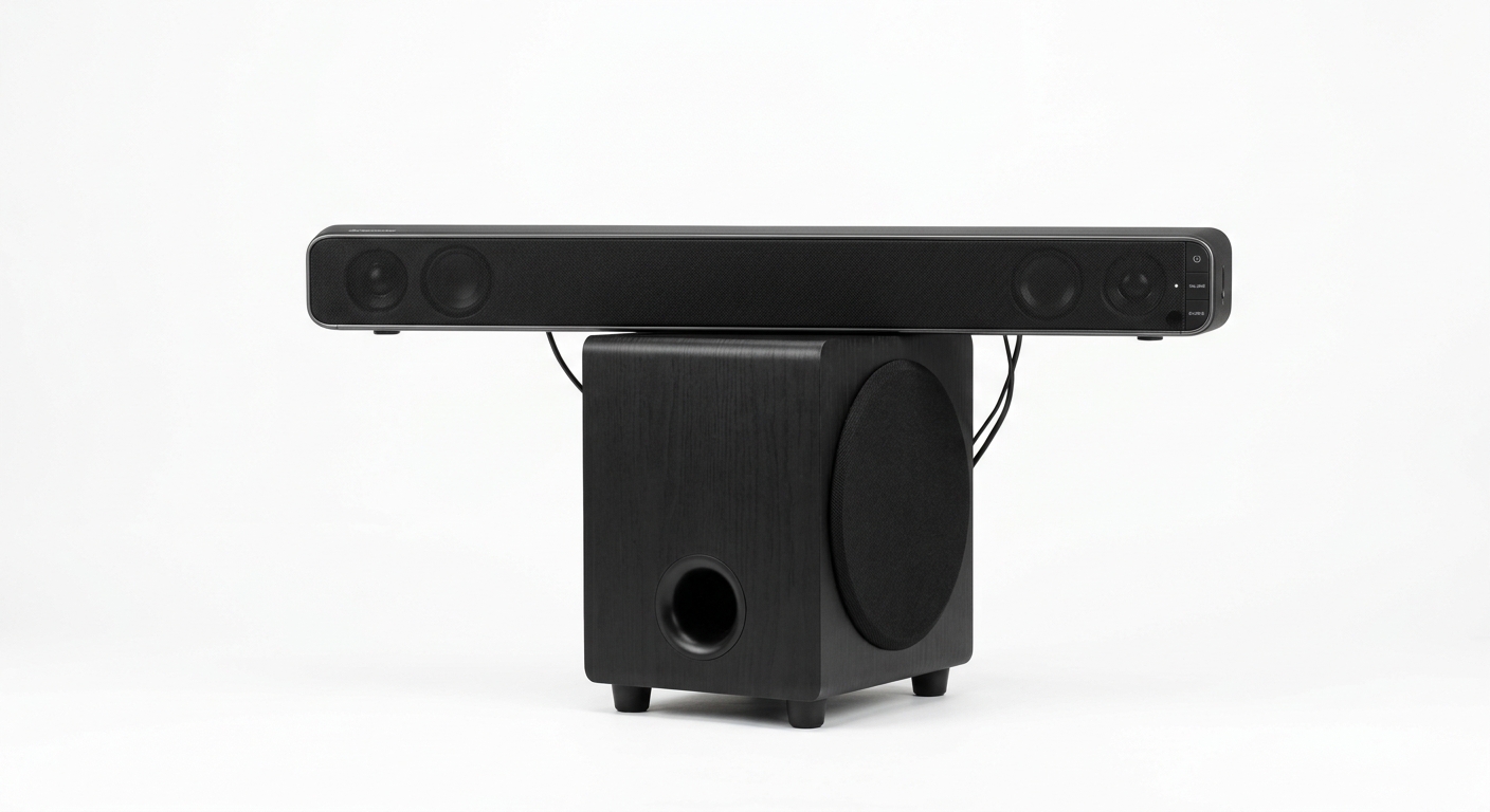 2.1 Channel Multimedia Speaker System with Soundbar