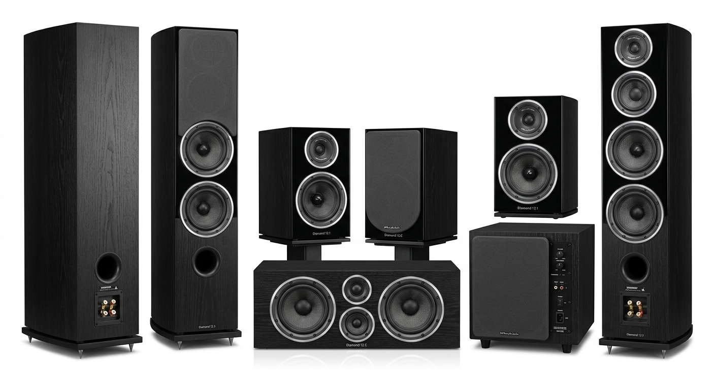 Wharfedale 5.1 Channel Home Theater Speaker System