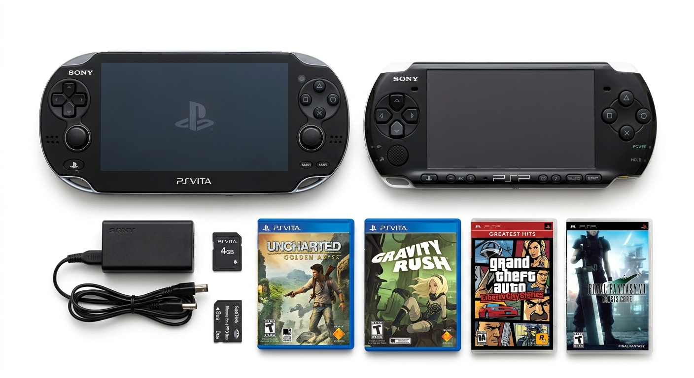 Sony PS Vita & PSP Handheld Gaming Consoles