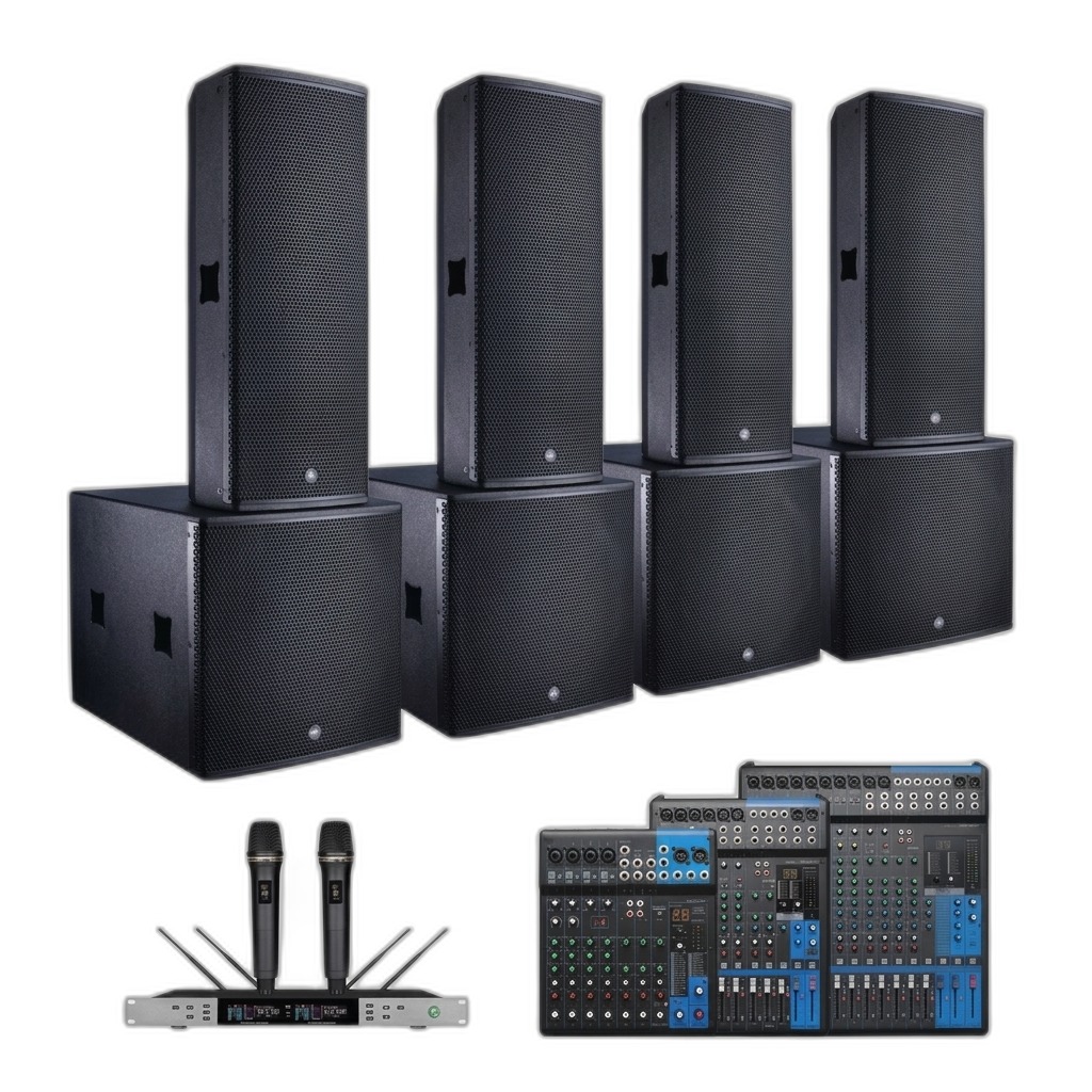 Pro PA System Bundle | Speakers, Mics, Mixers