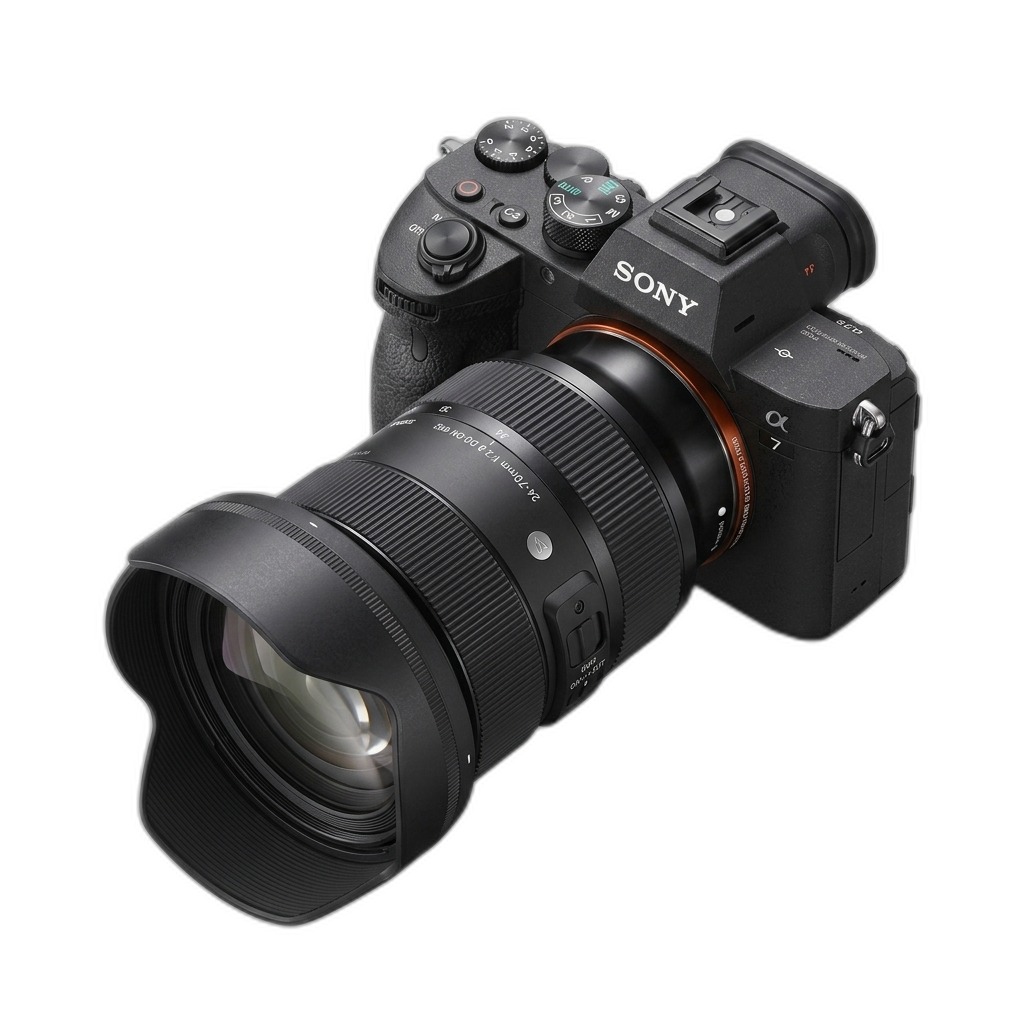 Sony Alpha α7 Mirrorless Camera & Sigma 24-70mm Lens