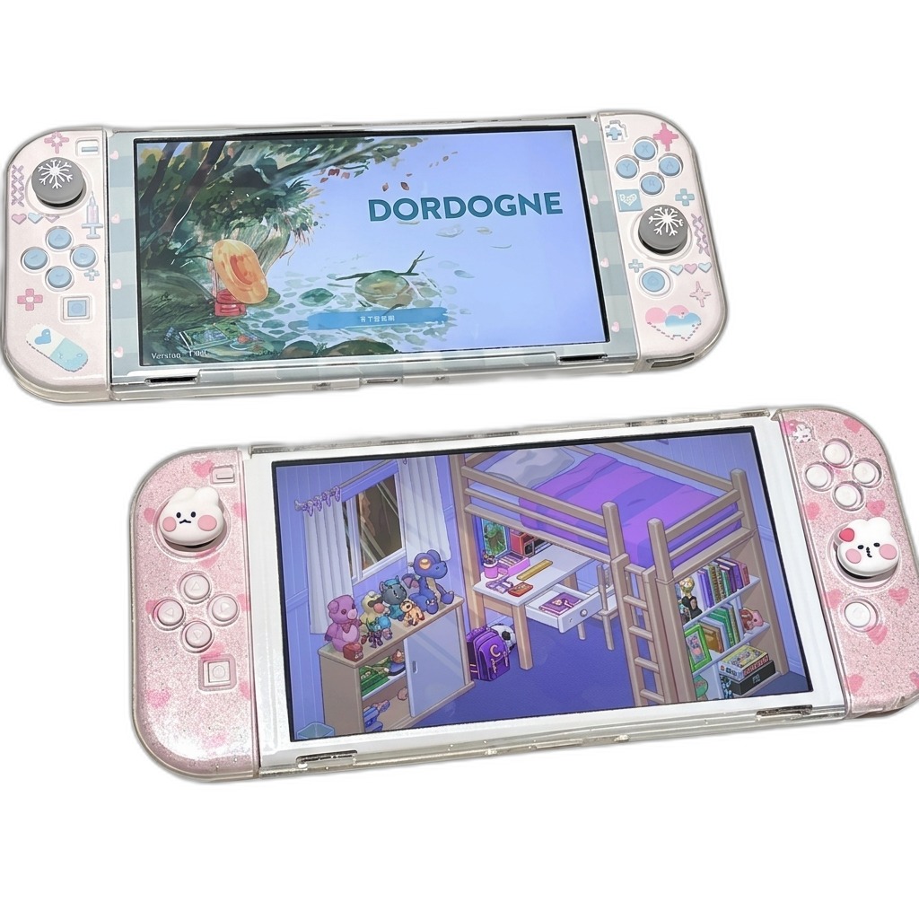 Cute Nintendo Switch OLED Case & Thumb Grips