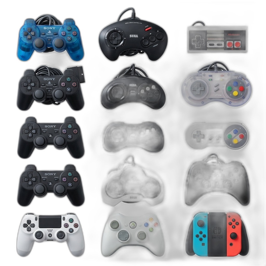 Iconic Gaming Controllers Collection