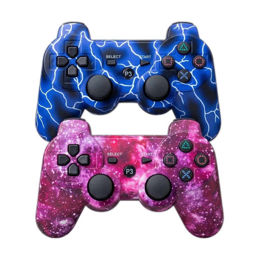 PS3 Wireless Game Controllers | Lightning & Galaxy