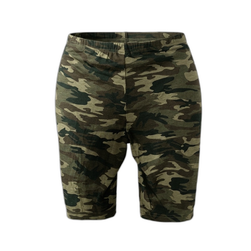 Women's Camouflage Biker Shorts