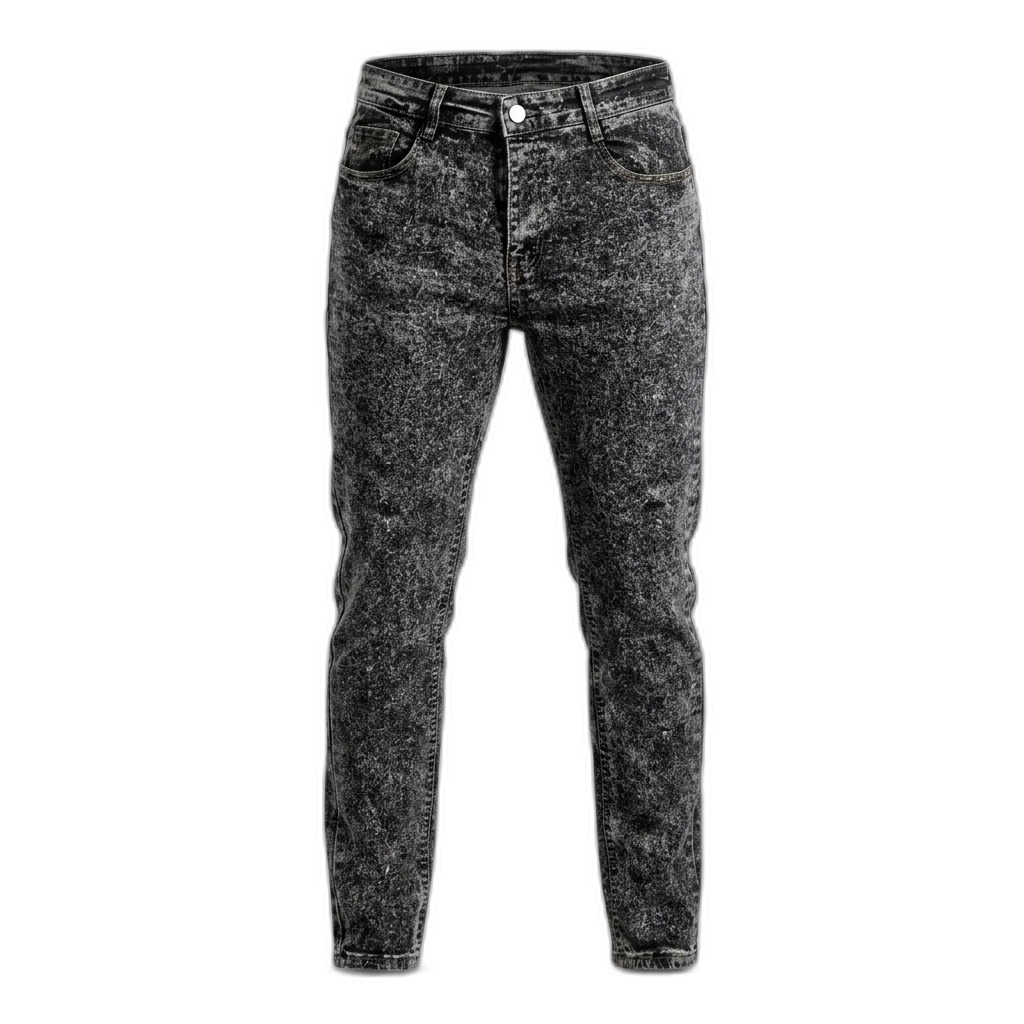 Men's Trendy Acid Wash Denim Jeans