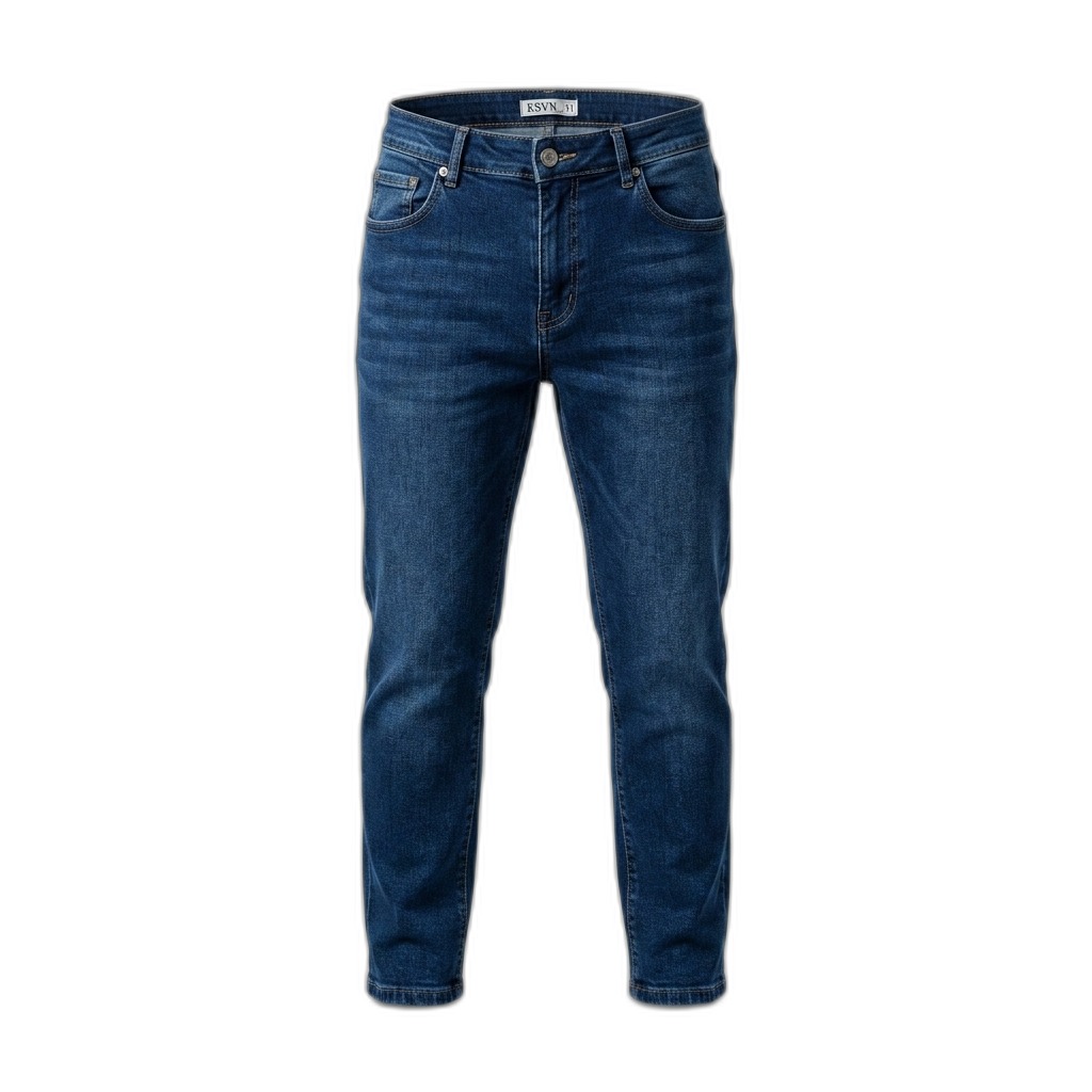 Men's Washed Slim Fit Denim Jeans