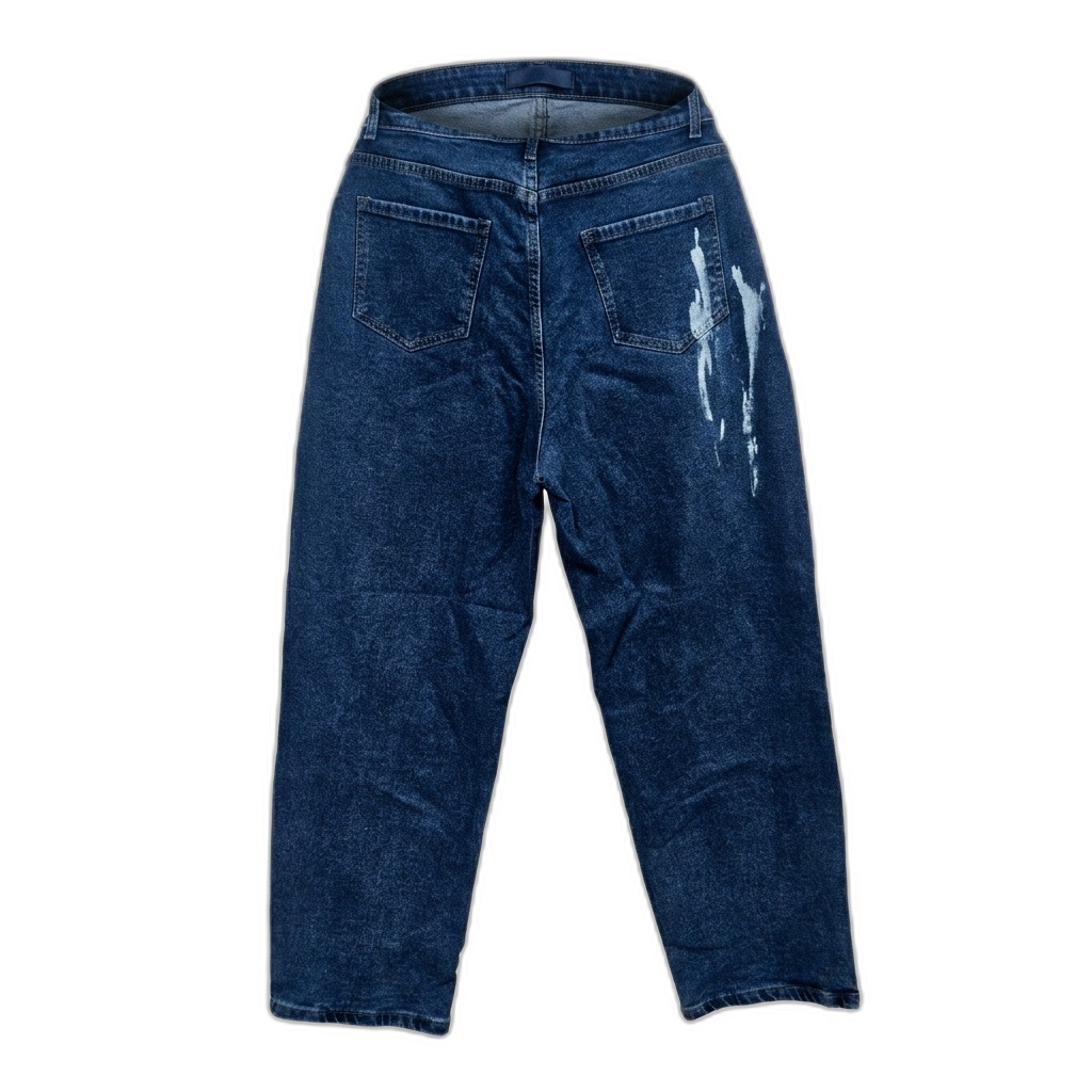 Men's Blue Distressed Denim Jeans