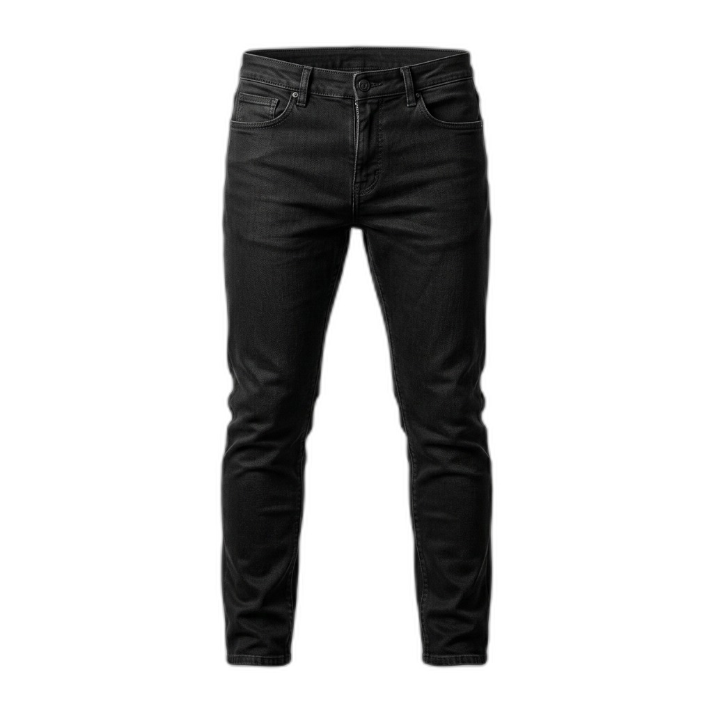 Men's Black Slim Fit Denim Jeans