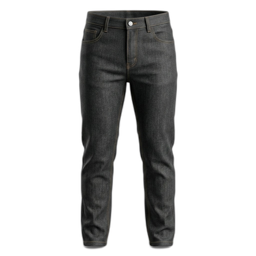 Men's Dark Grey Slim Fit Denim Jeans