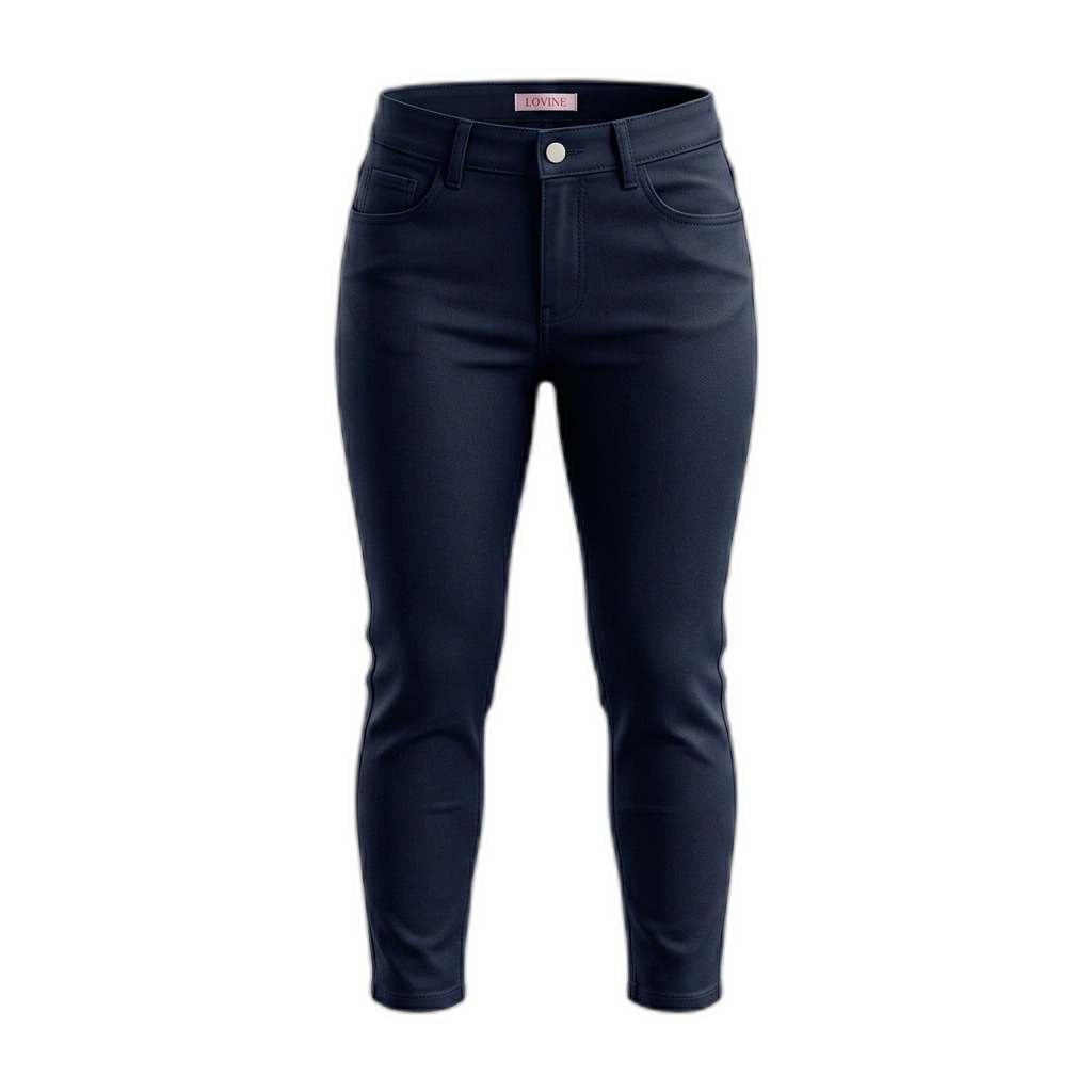 Women's Dark Blue Skinny Fit Jeans
