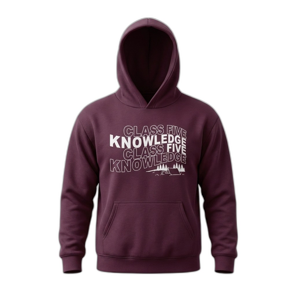 Men's Class Five Knowledge Graphic Hoodie
