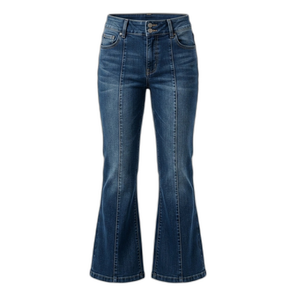 Women's High-Rise Flared Denim Jeans
