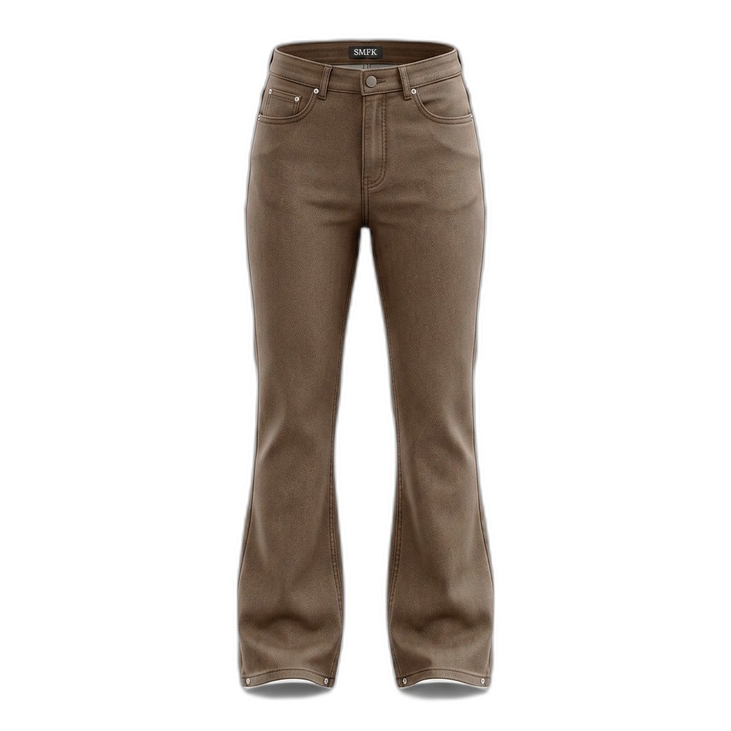 Women's Brown Flare Jeans