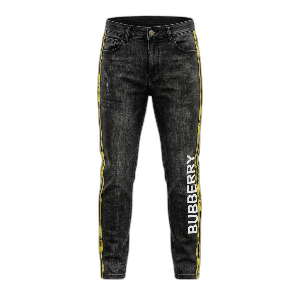 Men's Washed Black Jeans | Designer-Inspired