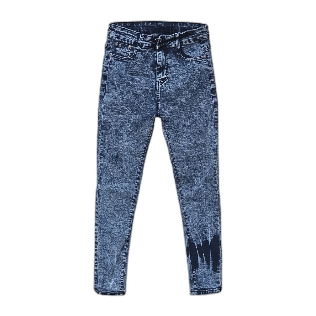 Women's Acid Wash Skinny Fit Jeans