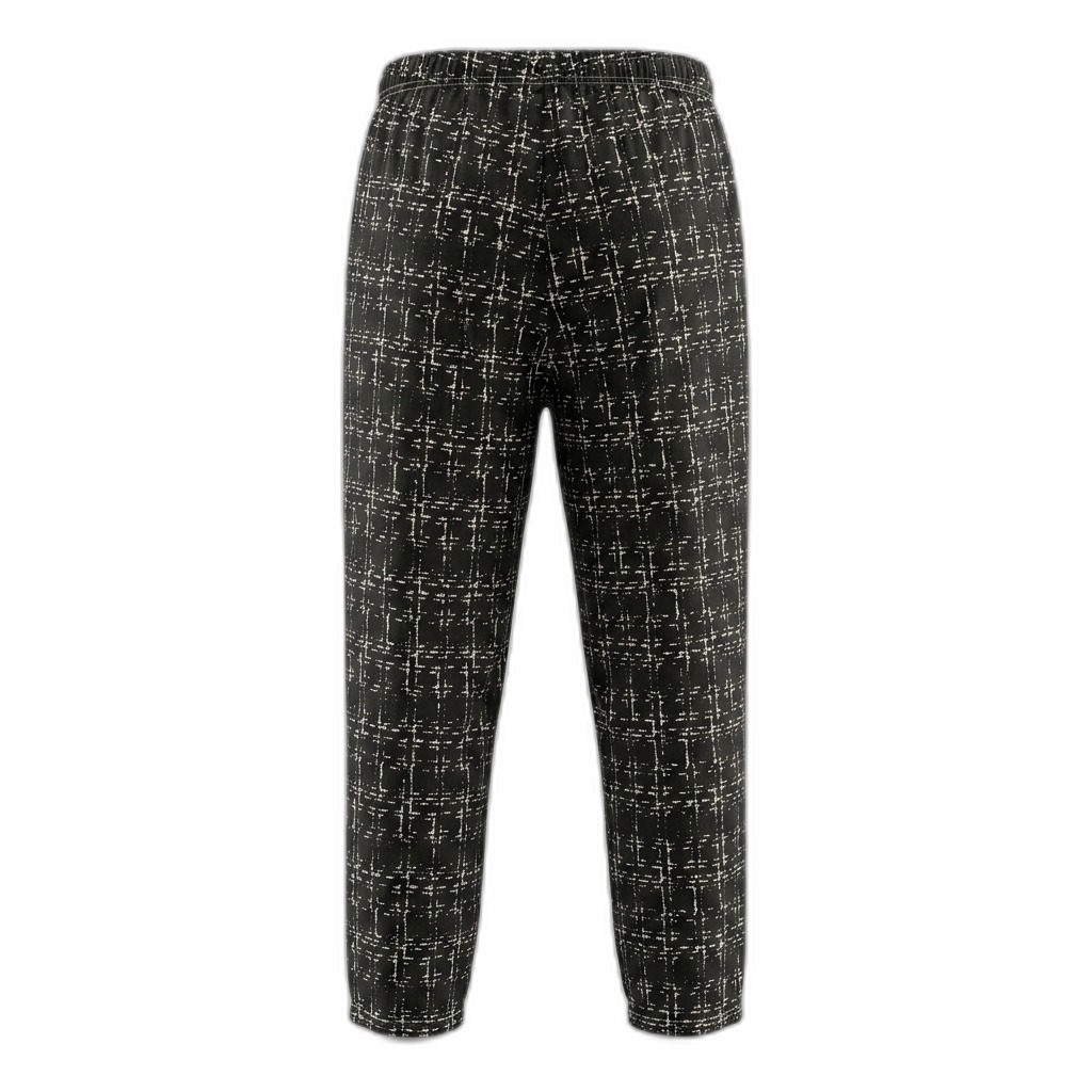 Unisex Plaid Pattern Jogger Pants