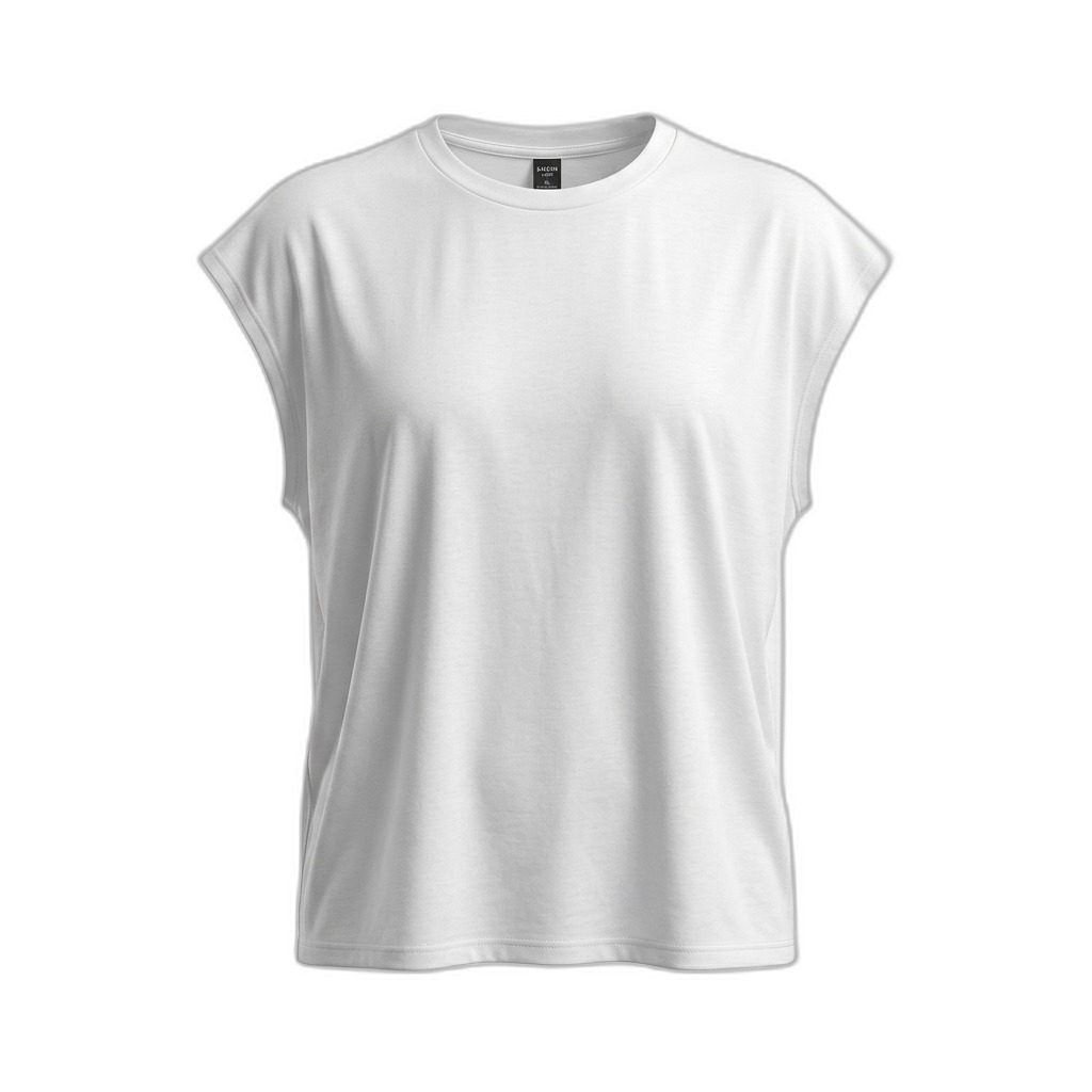 Women's White Sleeveless Top | Casual Wear