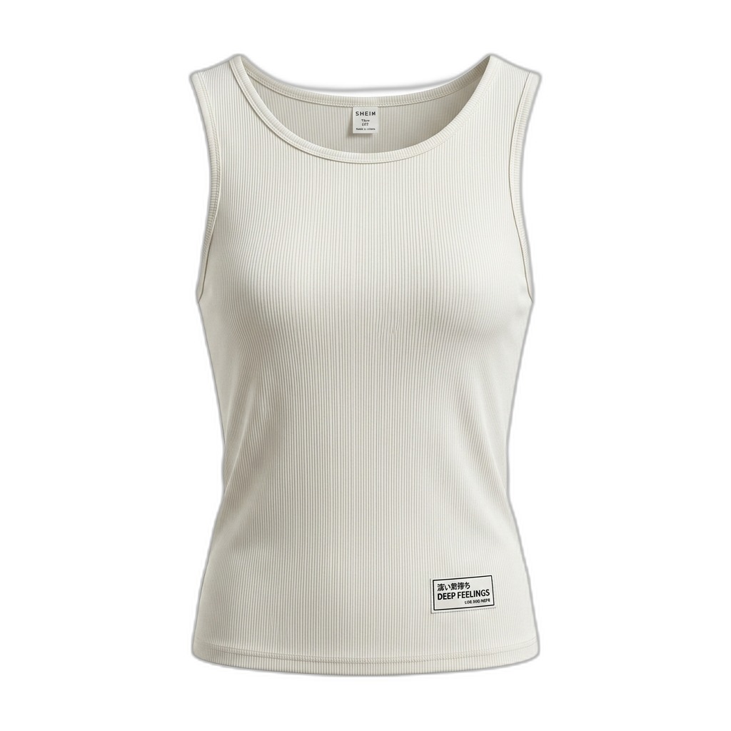 Ribbed Sleeveless Tank Top for Women