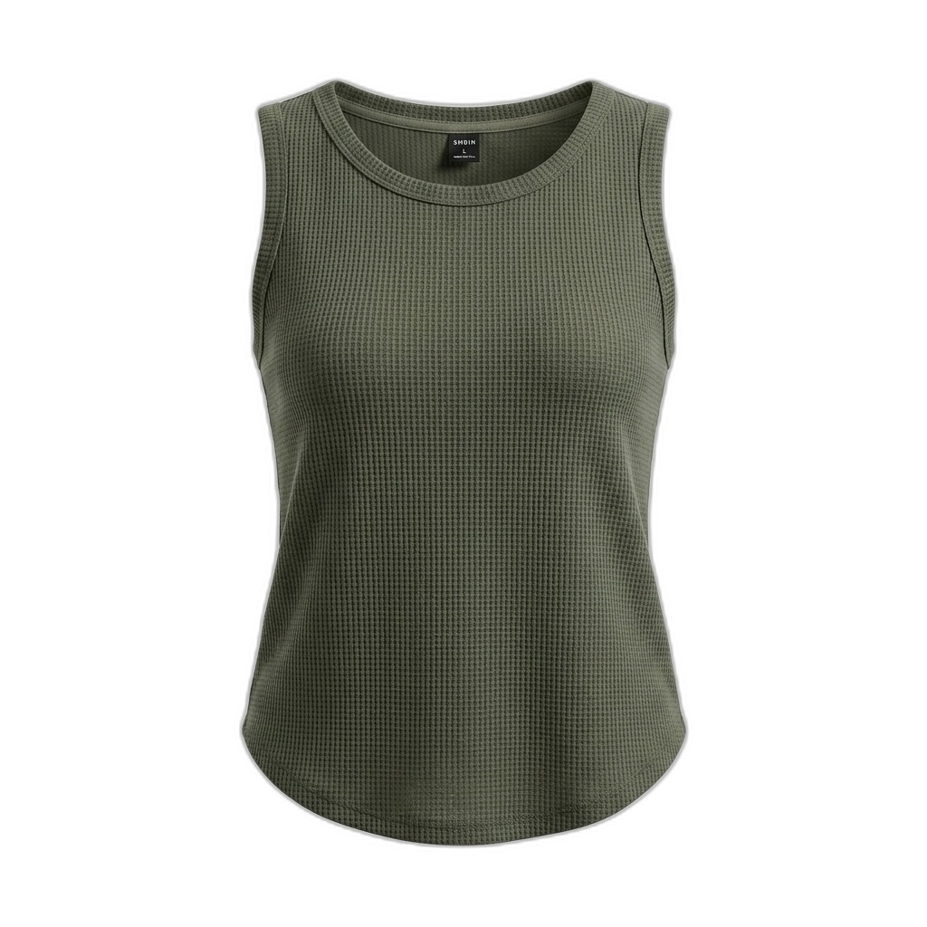 Women's Waffle Knit Tank Top | Casual Sleeveless