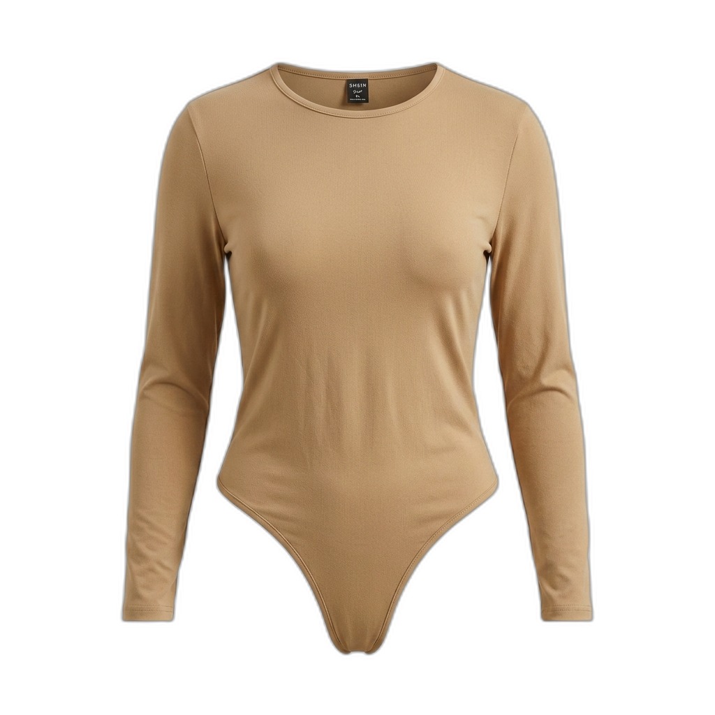 Women's Long Sleeve Round Neck Bodysuit