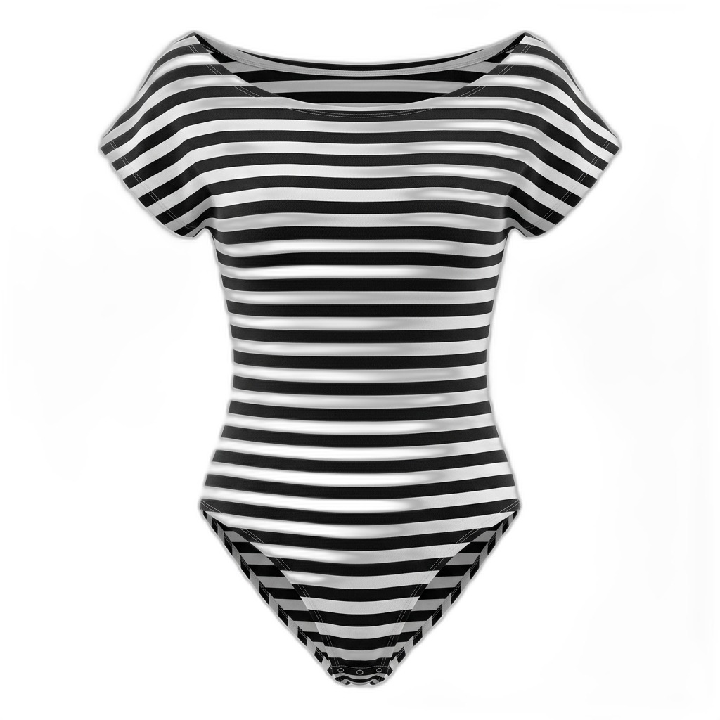 Striped Boat Neck Bodysuit | Women's Fashion