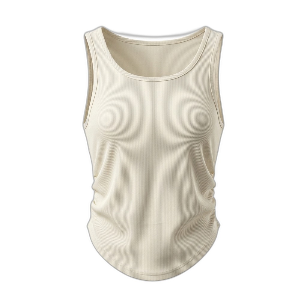 Women's Ribbed Scoop Neck Tank Top
