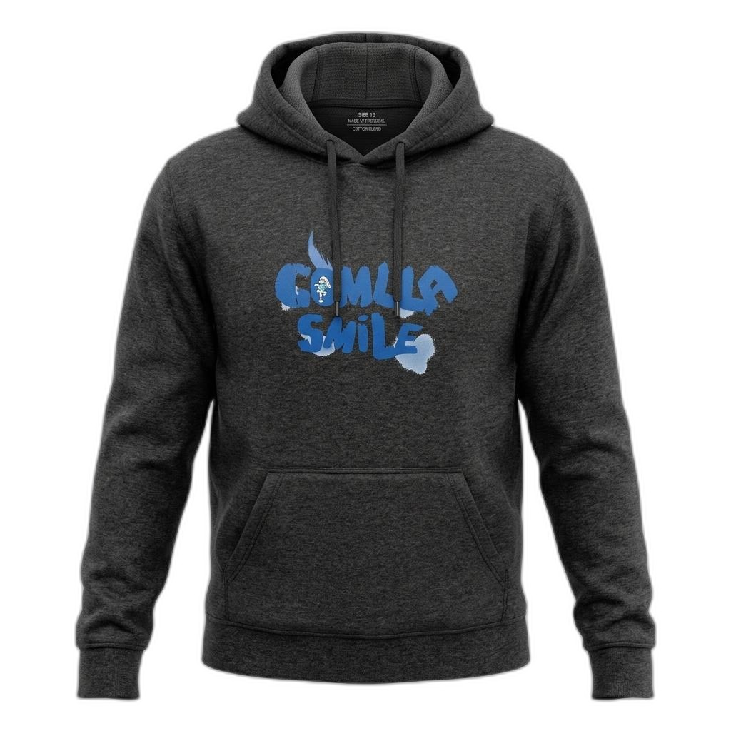 Gorilla Smile Dark Grey Hoodie