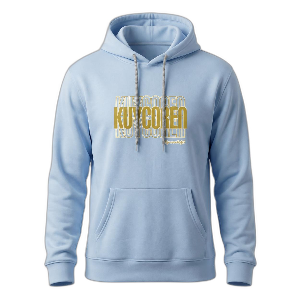 Light Blue KUYCOREN Hoodie | Casual Wear