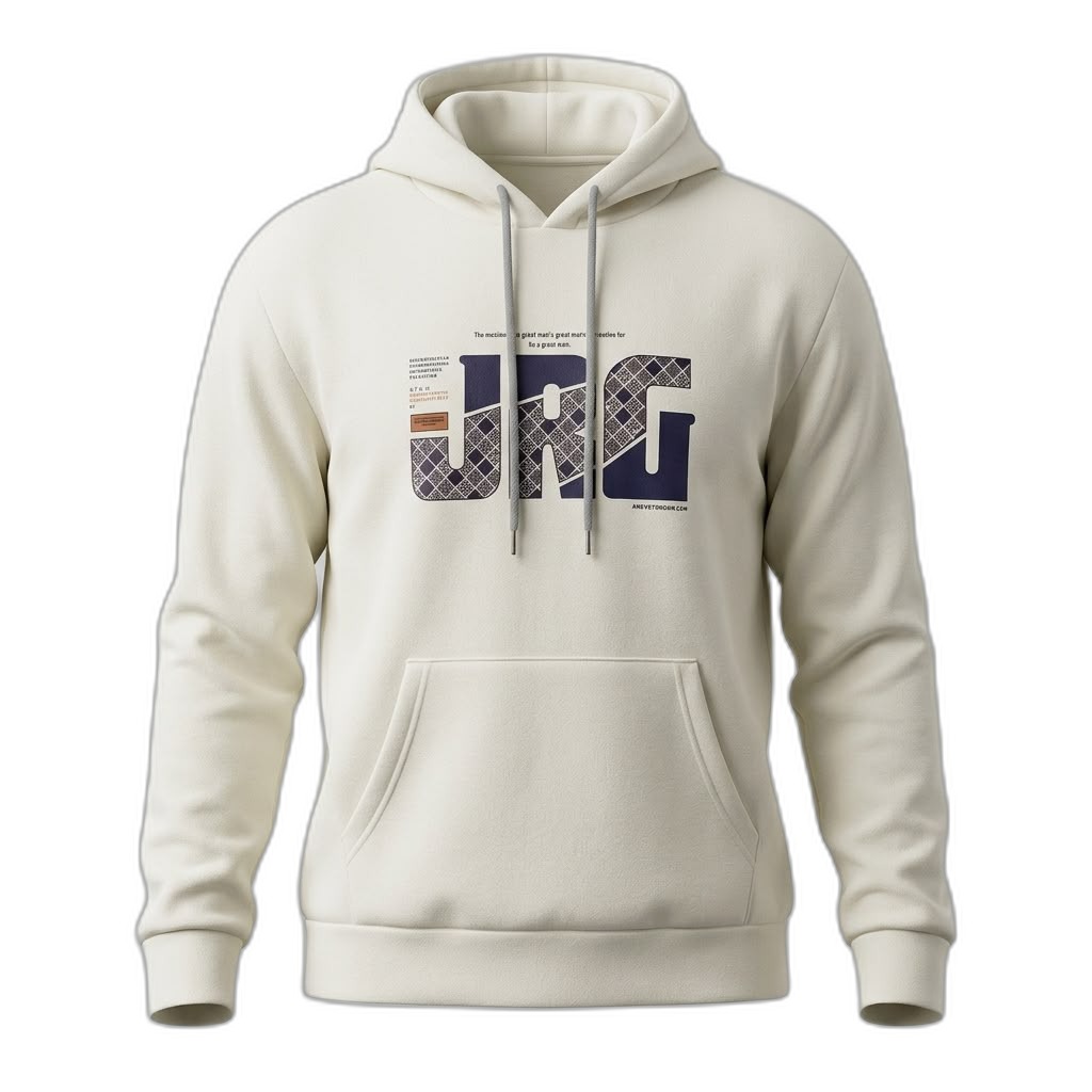 Men's JRG Patterned Pullover Hoodie