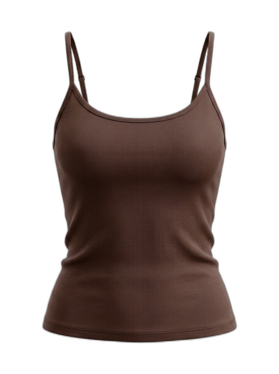 Women's Ribbed Knit Camisole Tank Top