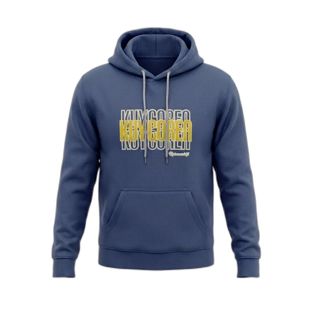 KUYCOREA Graphic Print Hoodie