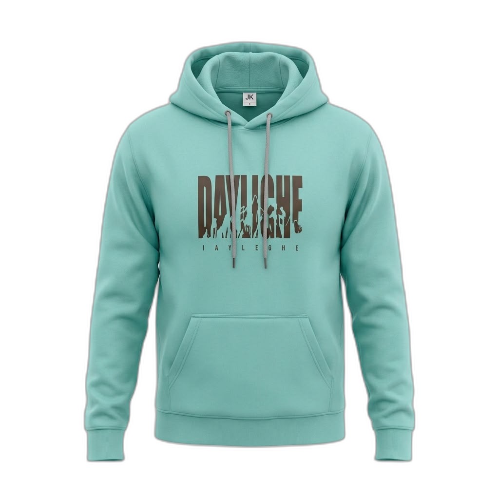 Daylighe Graphic Hoodie - Teal