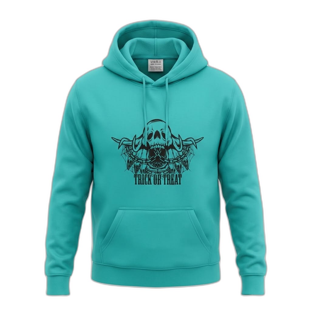 Men's Halloween Skull Trick or Treat Hoodie
