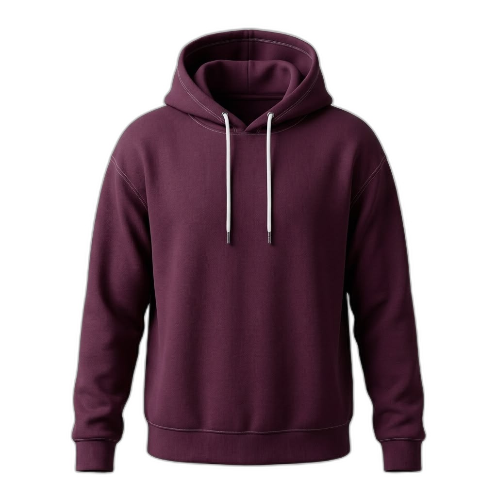 Maroon Pullover Hoodie | Comfortable & Stylish