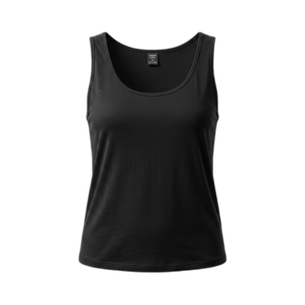 Women's Black Tank Top | Comfortable Sleeveless