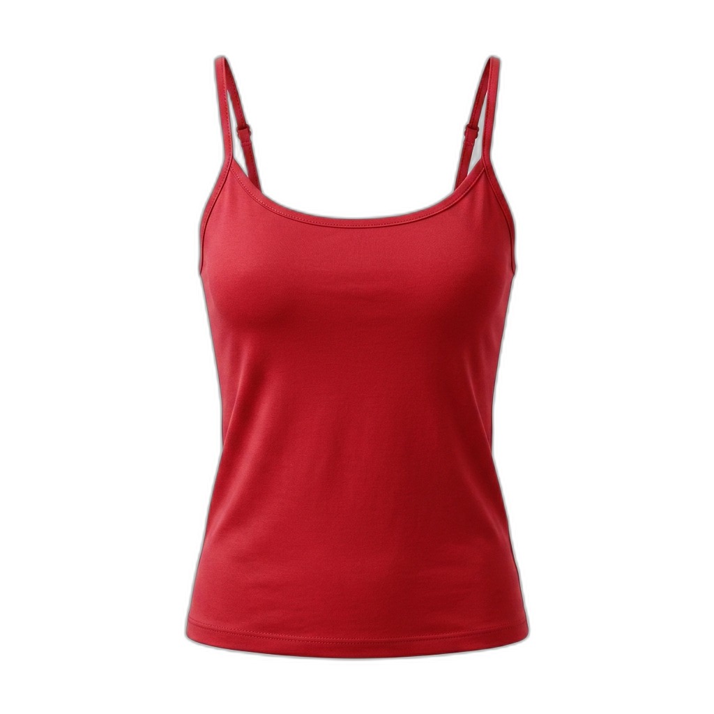 Women's Red Camisole Tank Top