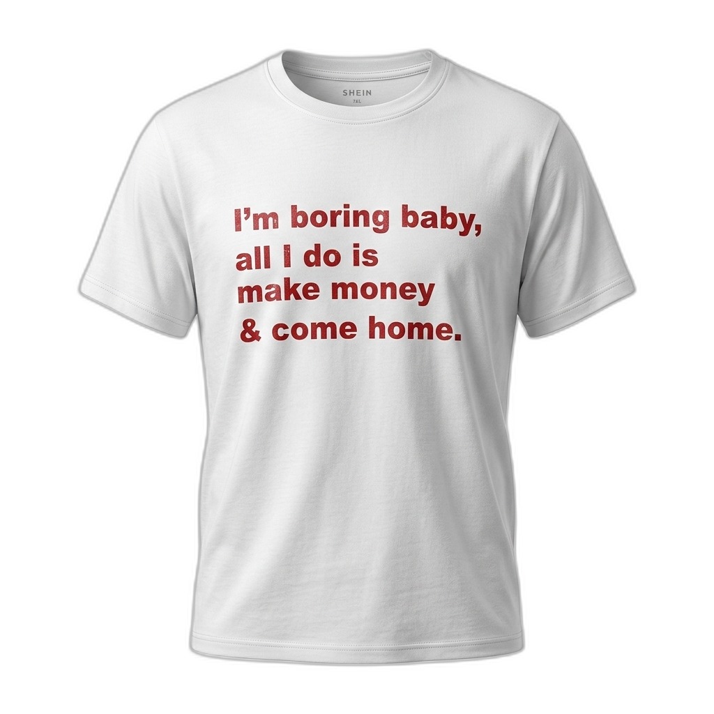 Men's White Graphic T-Shirt | 