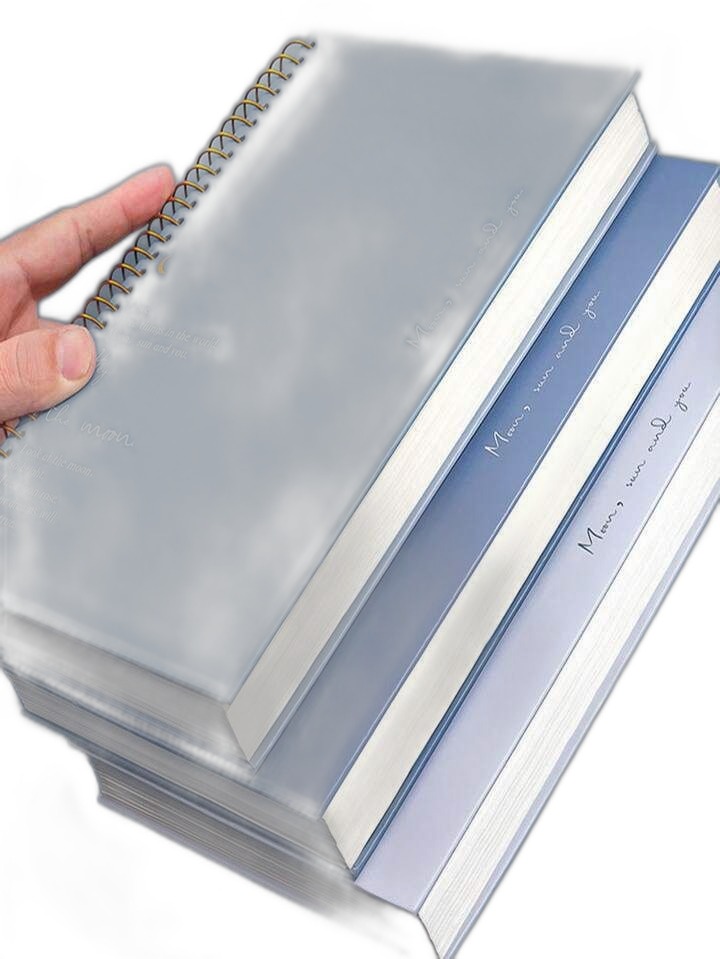 Aesthetic Spiral Notebook Set | Frosted Cover Journal