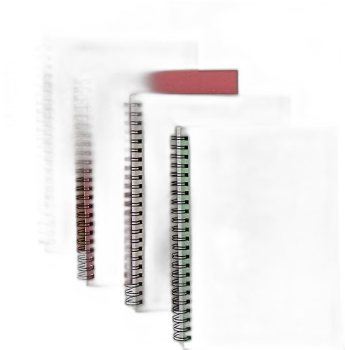 Spiral Notebooks & Eraser Set for School/Office